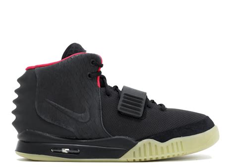 nike air yeezy 2 black solar red replica|nike yeezy black.